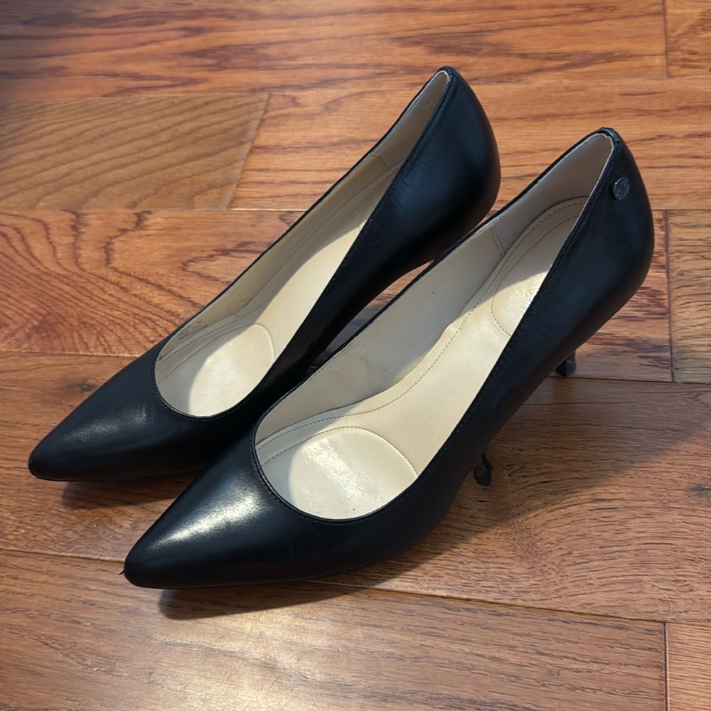 Calvin Klein Ashley pointed toe black heels